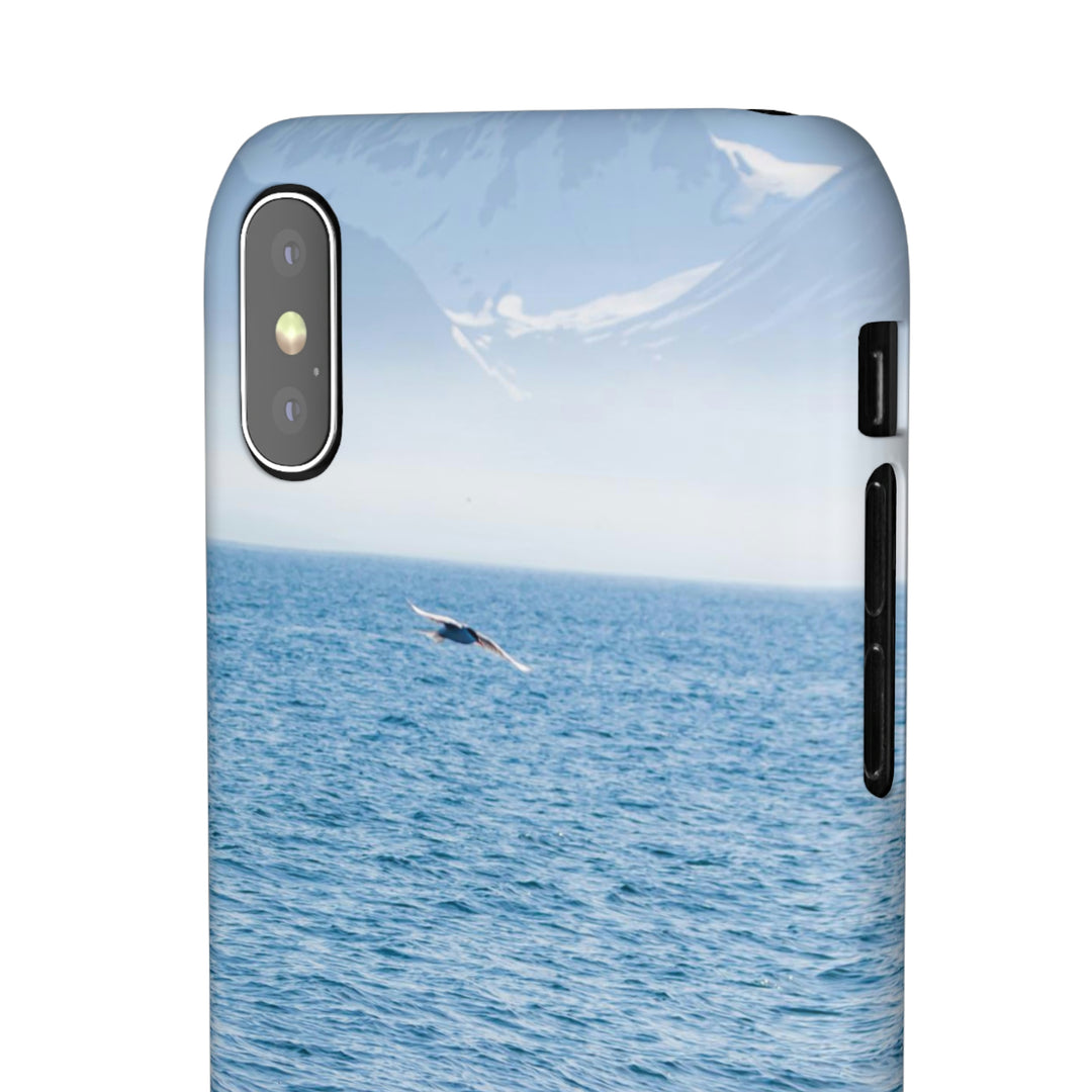 A Whale and A Mountain - Phone Case