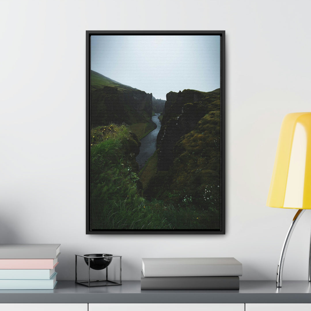 A View of the River - Canvas with Frame