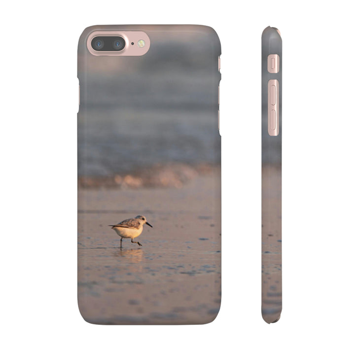 Sanderling in Soft Dusk Light - Phone Case