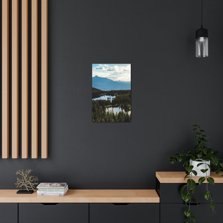 Cool Mountain Lakes - Canvas