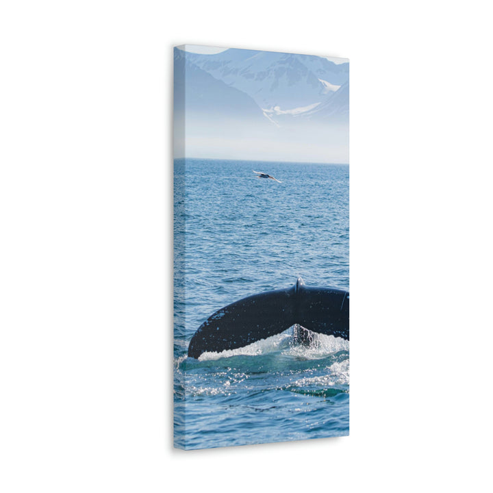 A Whale and A Mountain - Canvas