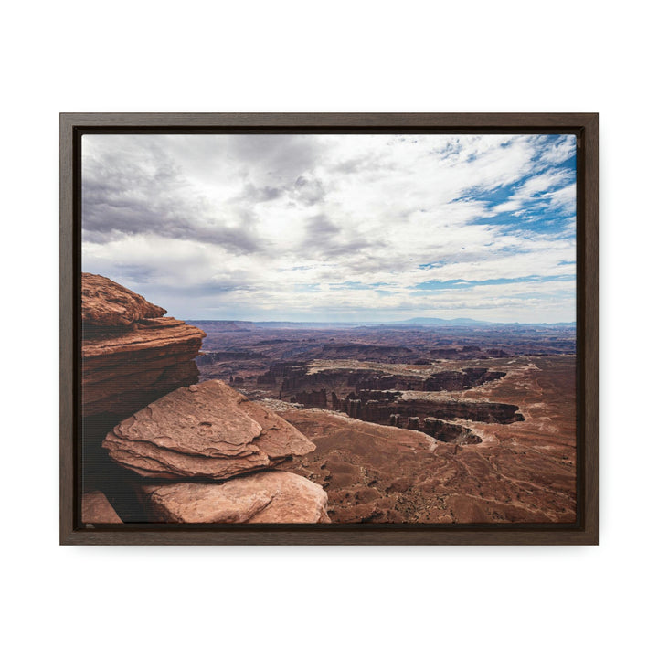 The Canyon Below - Canvas with Frame