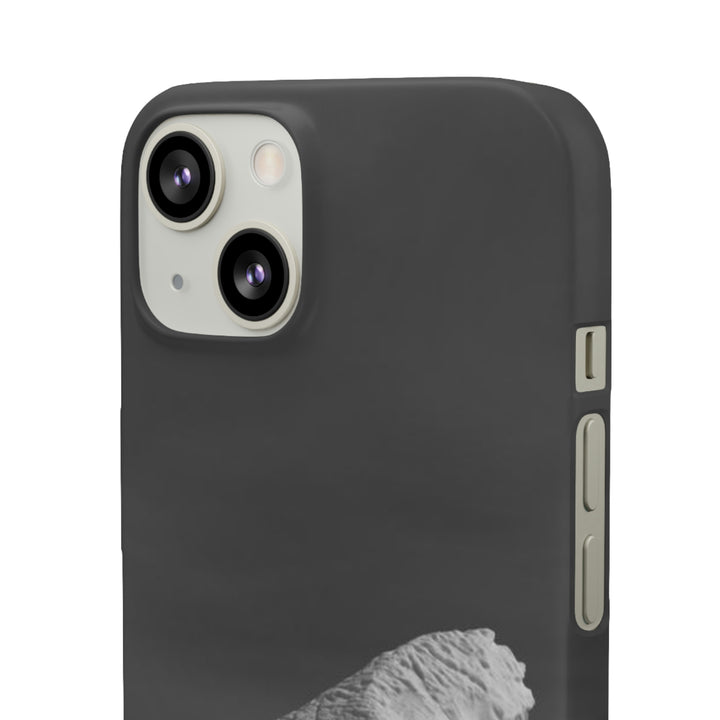 The Angles of an Iceberg in Black and White - Phone Case