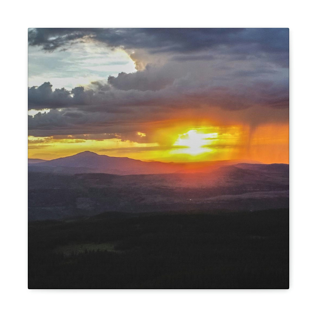 Rainy Sunset - Canvas