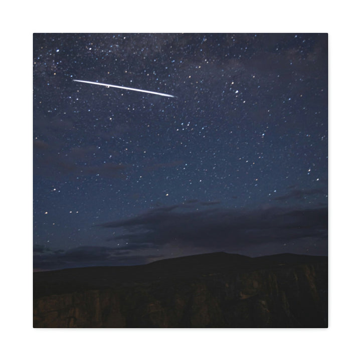 Starlink Above the Canyon - Canvas