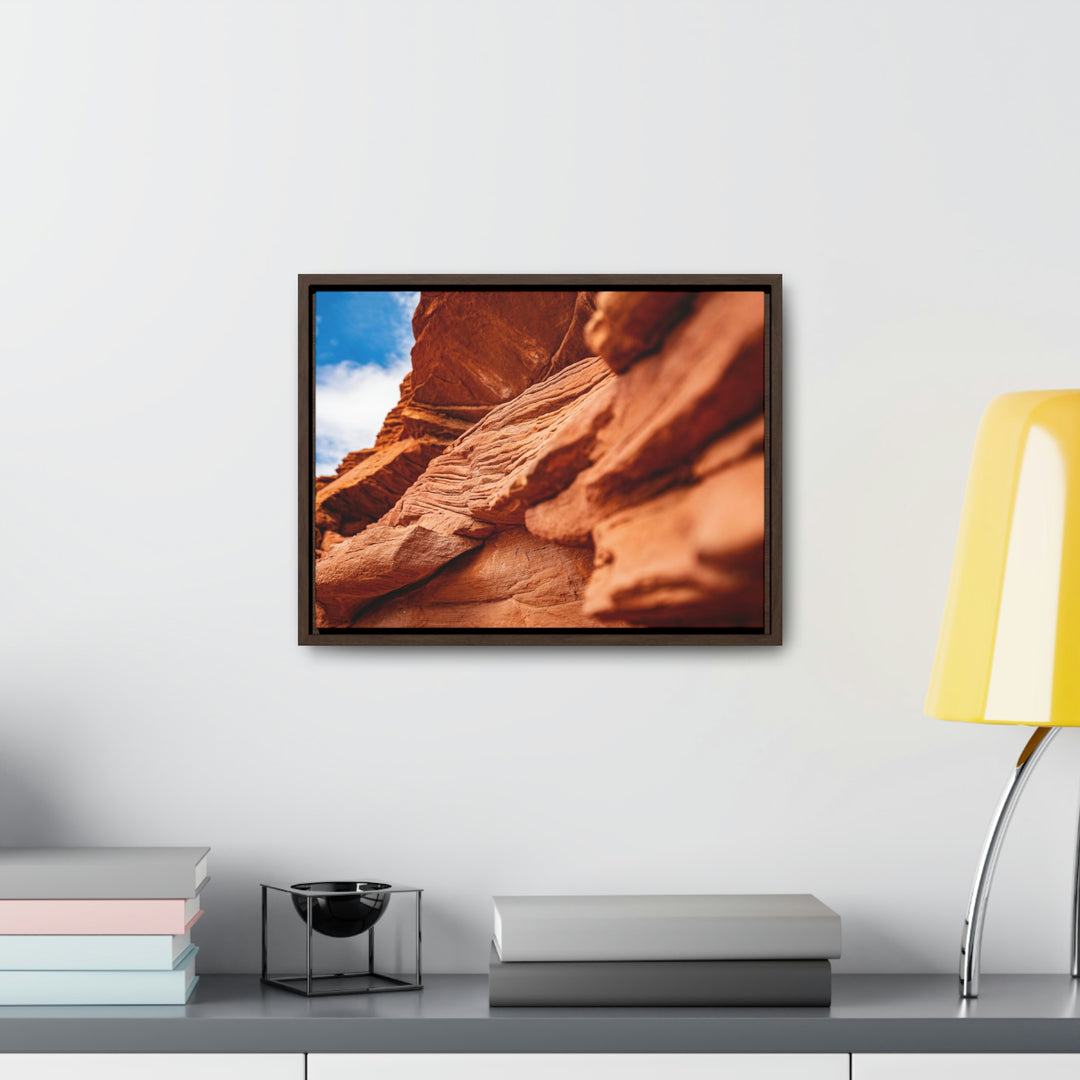 Layers of Rock - Canvas with Frame