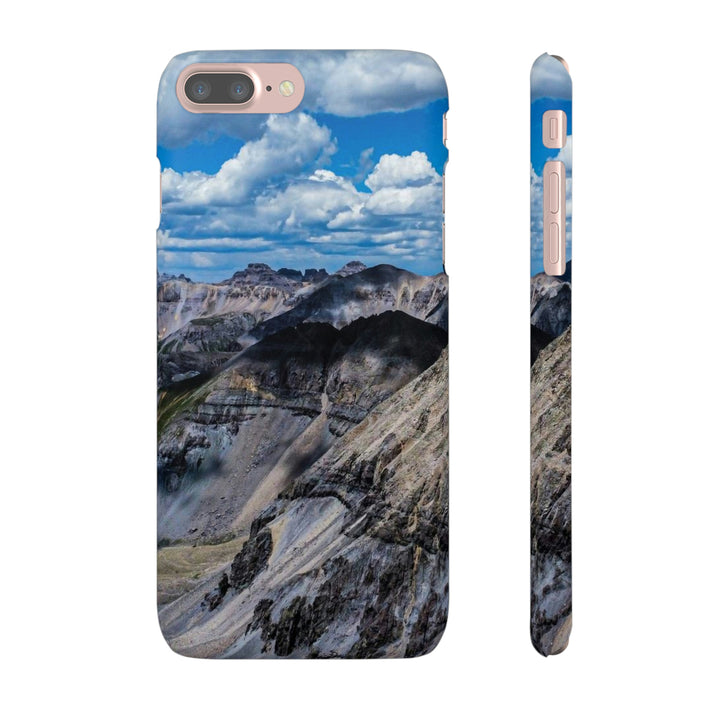 Imogene Pass From the Air - Phone Case