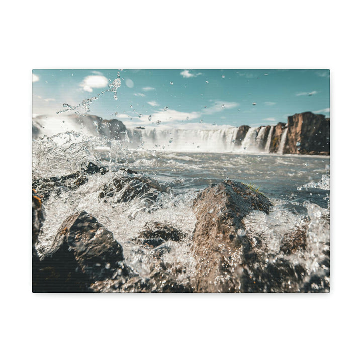 Goðafoss Splash - Canvas