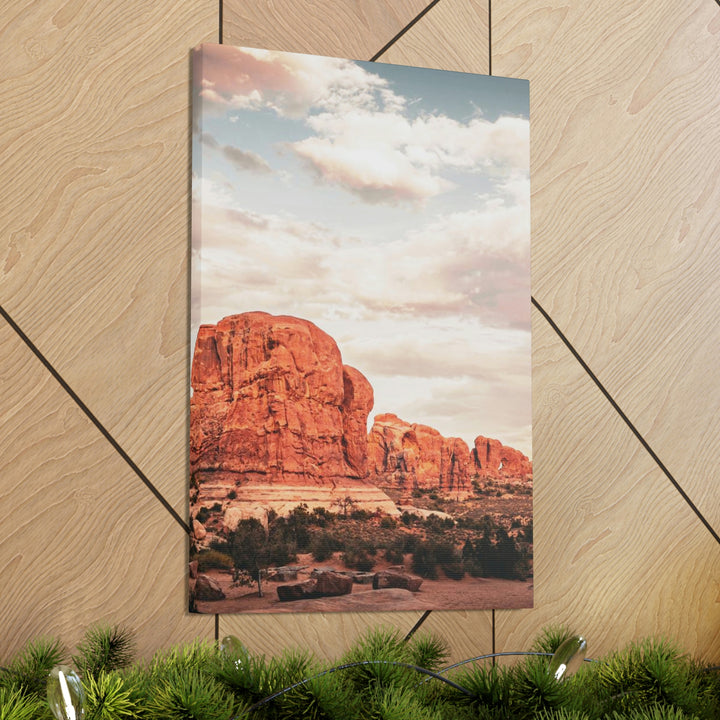 A Desert Sunset - Canvas