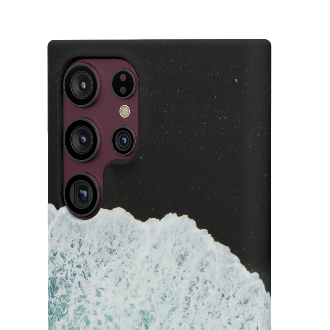 A Wave on Volcanic Sand - Phone Case