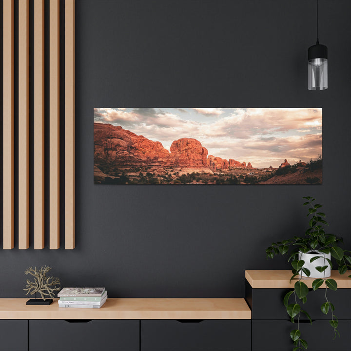 A Desert Sunset - Canvas