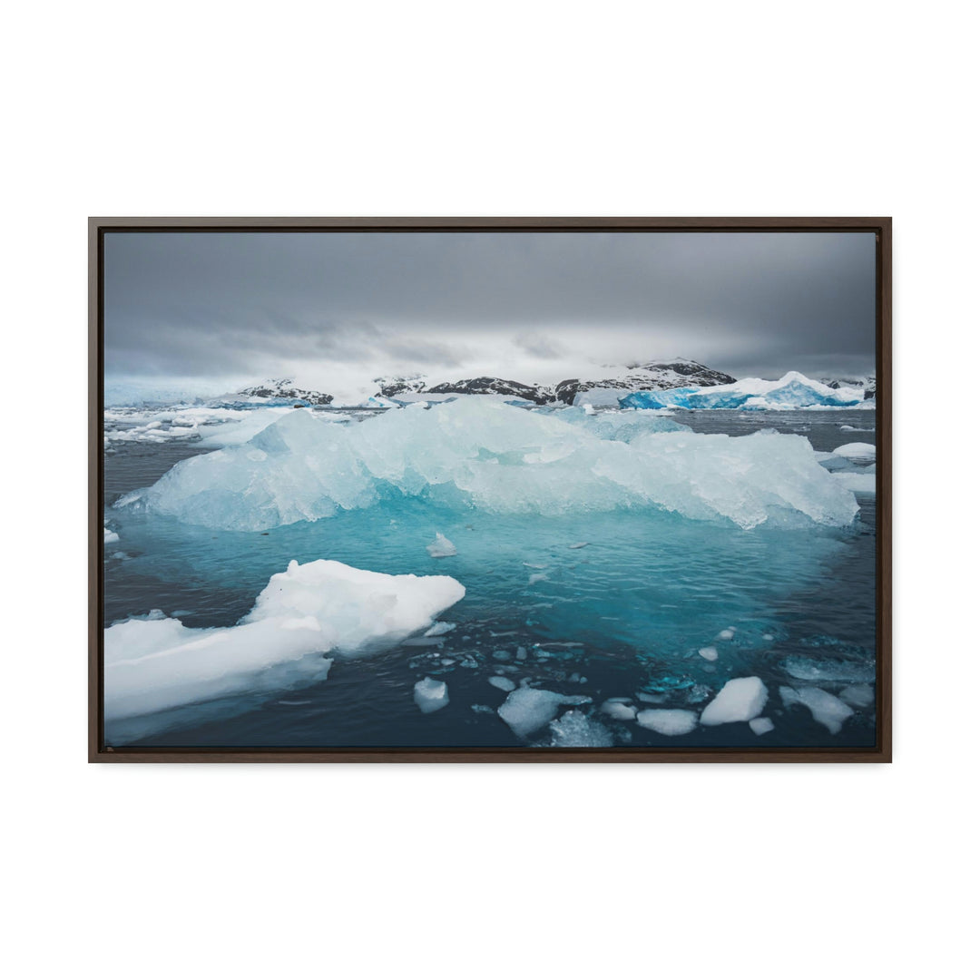 Floating Ice - Canvas with Frame