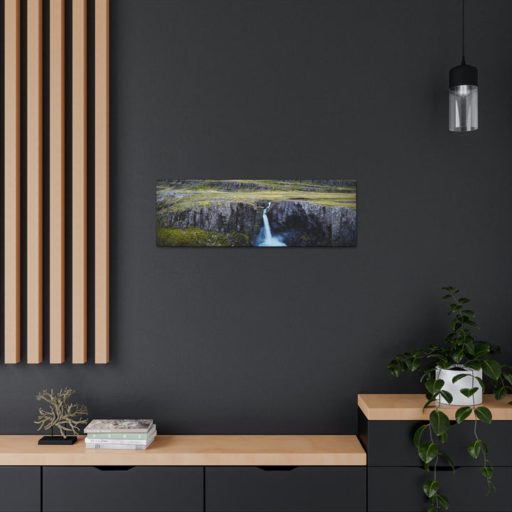 A Remote Waterfall - Canvas