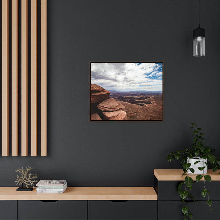 The Canyon Below - Canvas with Frame