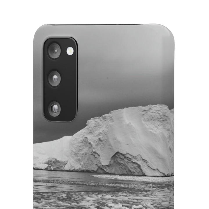 Lane of Ice In Black and White - Phone Case