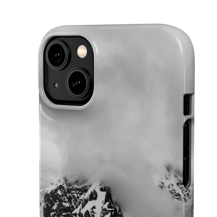 Peaceful Anchoring in Black and White - Phone Case