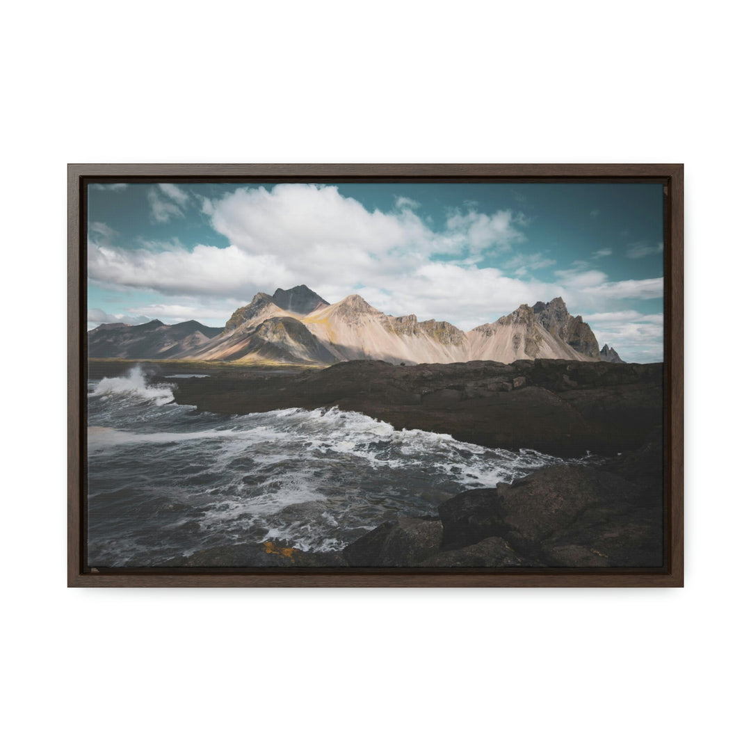 Crashing Sea - Canvas with Frame