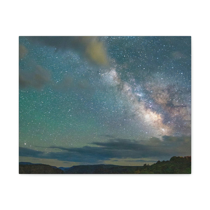 Milky Way Through the Clouds Part 1 - Canvas