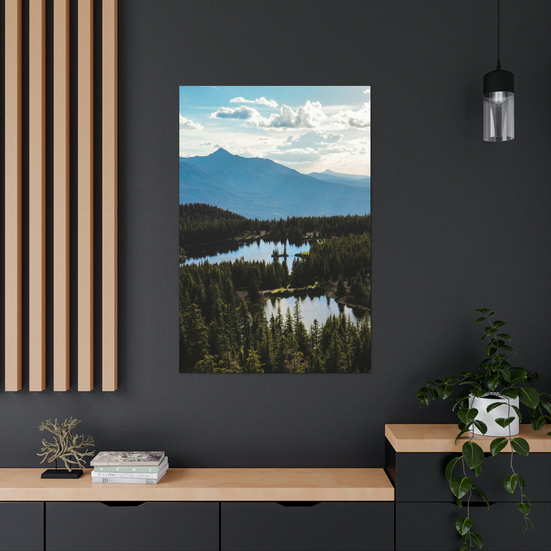 Cool Mountain Lakes - Canvas