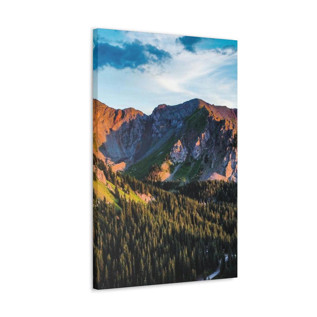 Fading Mountain Light - Canvas