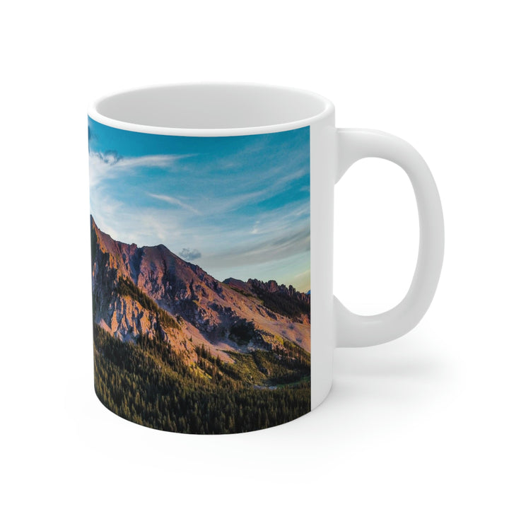 Fading Mountain Light - Ceramic Mug 11oz - Visiting This World