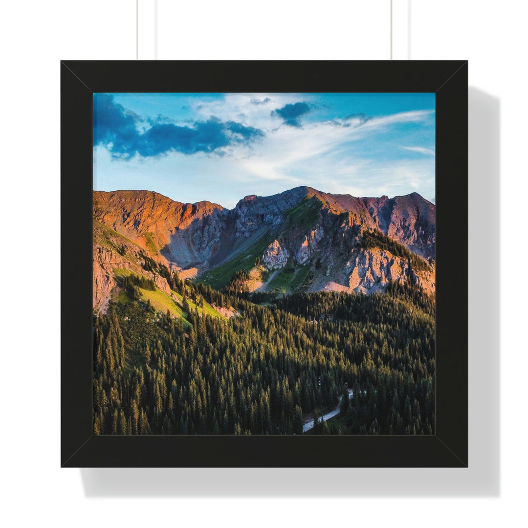 Fading Mountain Light - Framed Print - Visiting This World