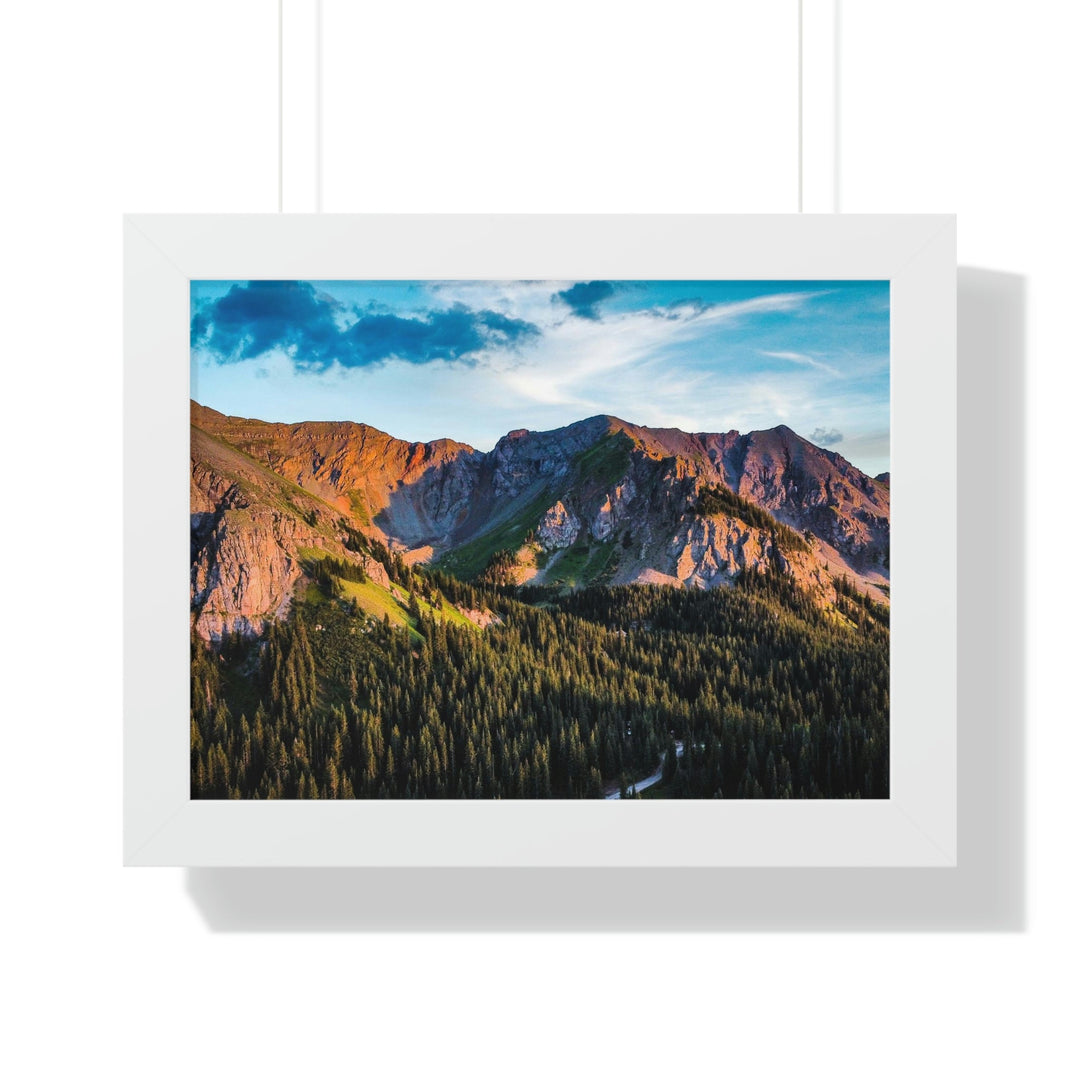 Fading Mountain Light - Framed Print - Visiting This World