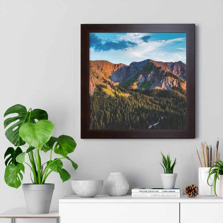 Fading Mountain Light - Framed Print - Visiting This World