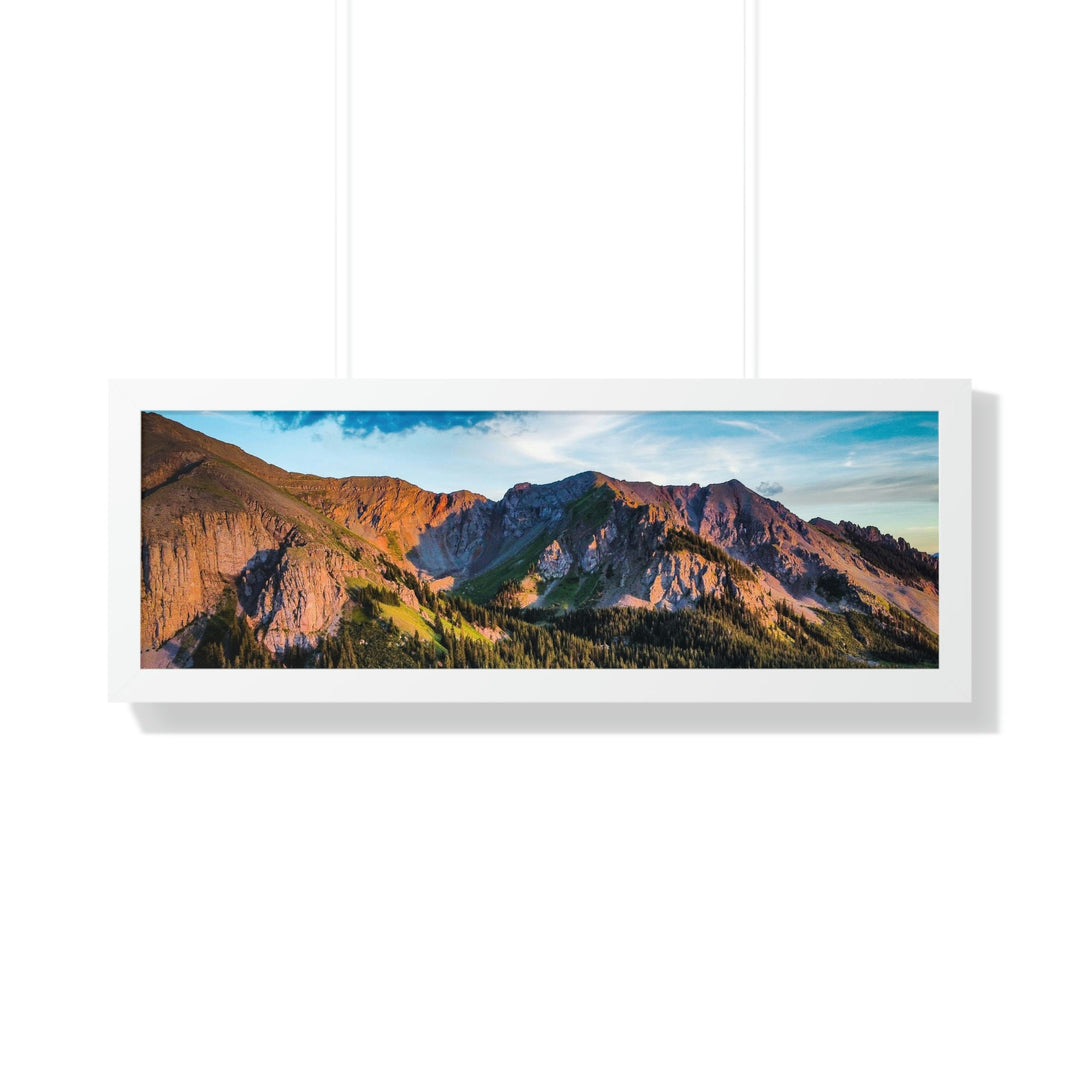 Fading Mountain Light - Framed Print - Visiting This World