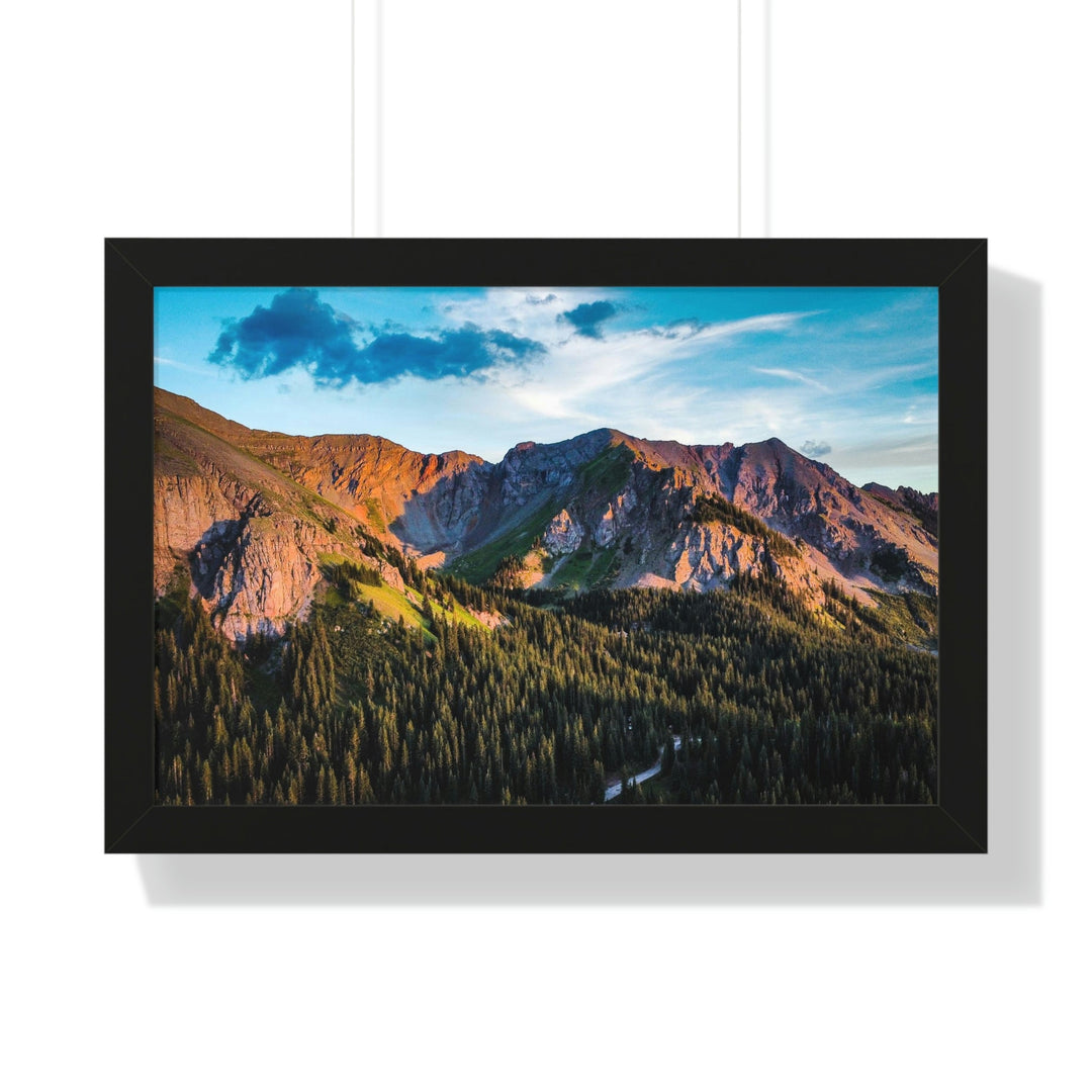 Fading Mountain Light - Framed Print - Visiting This World