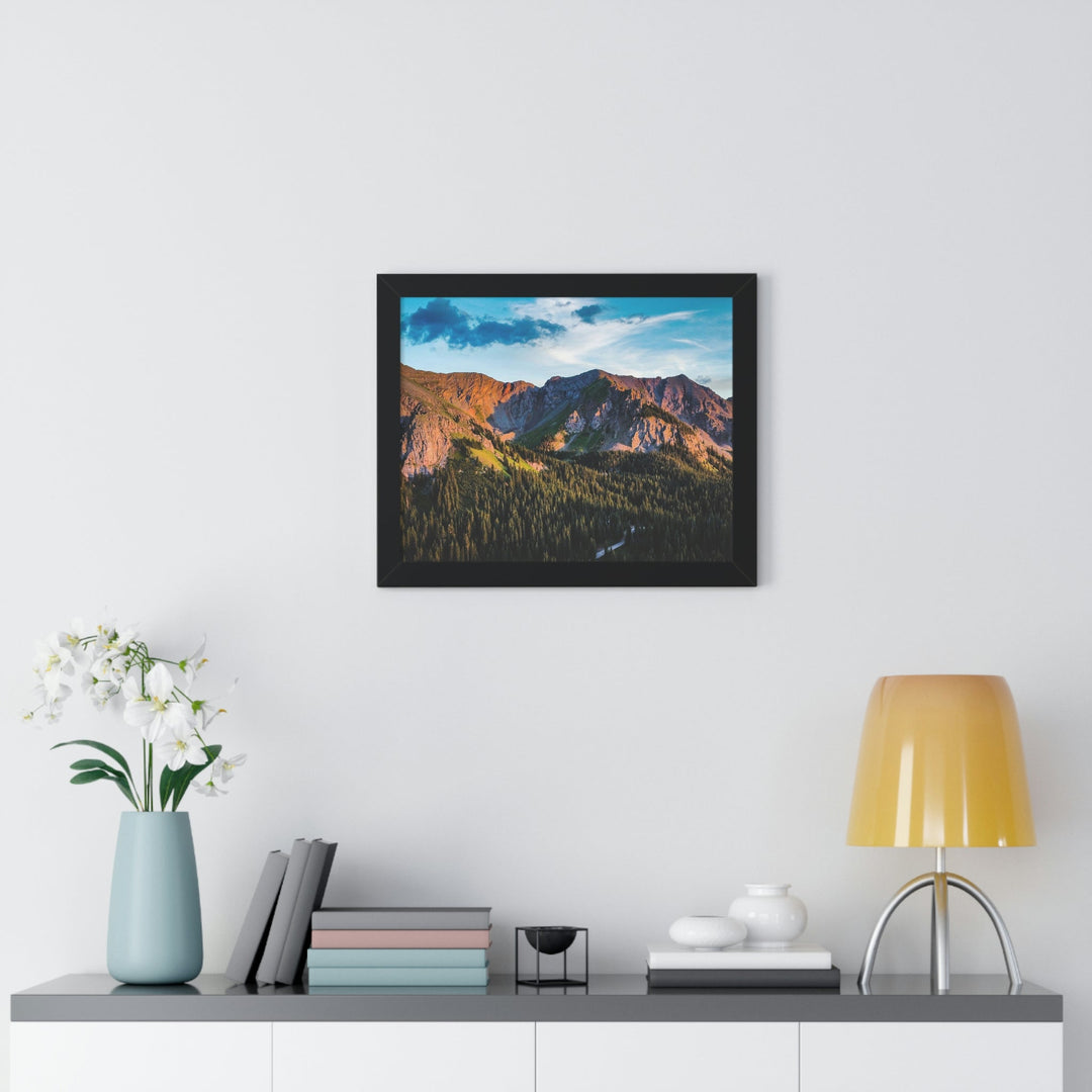 Fading Mountain Light - Framed Print - Visiting This World