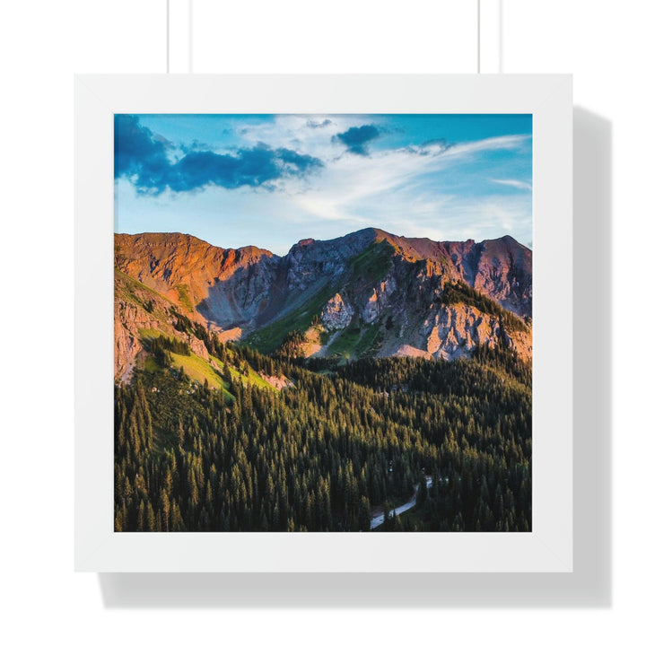 Fading Mountain Light - Framed Print - Visiting This World