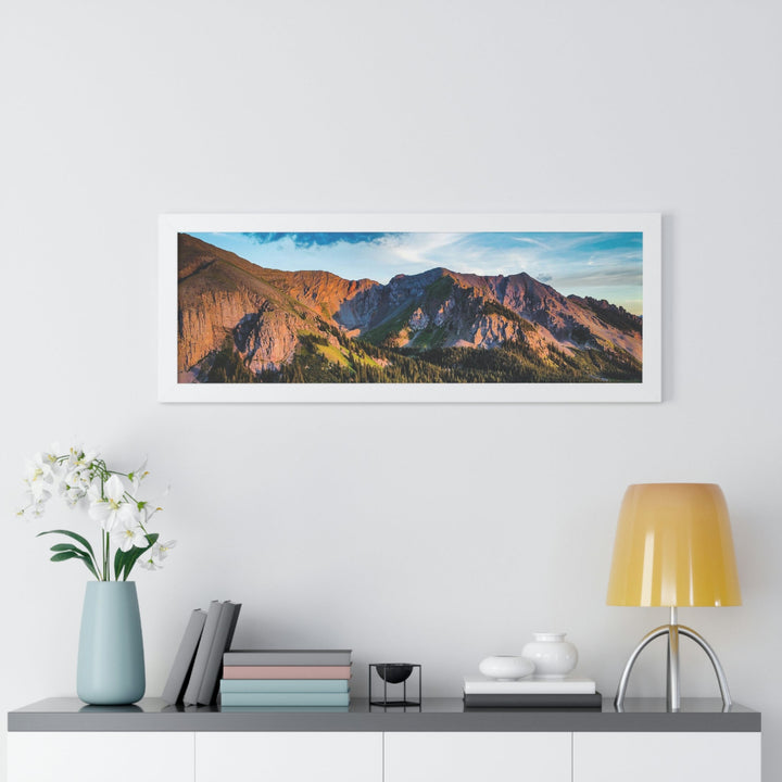 Fading Mountain Light - Framed Print - Visiting This World