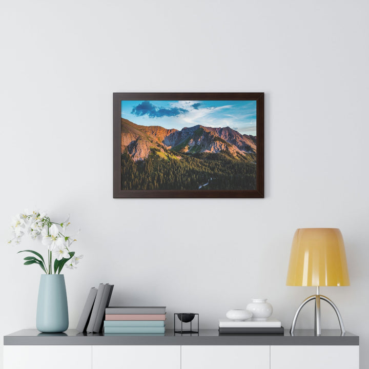 Fading Mountain Light - Framed Print - Visiting This World