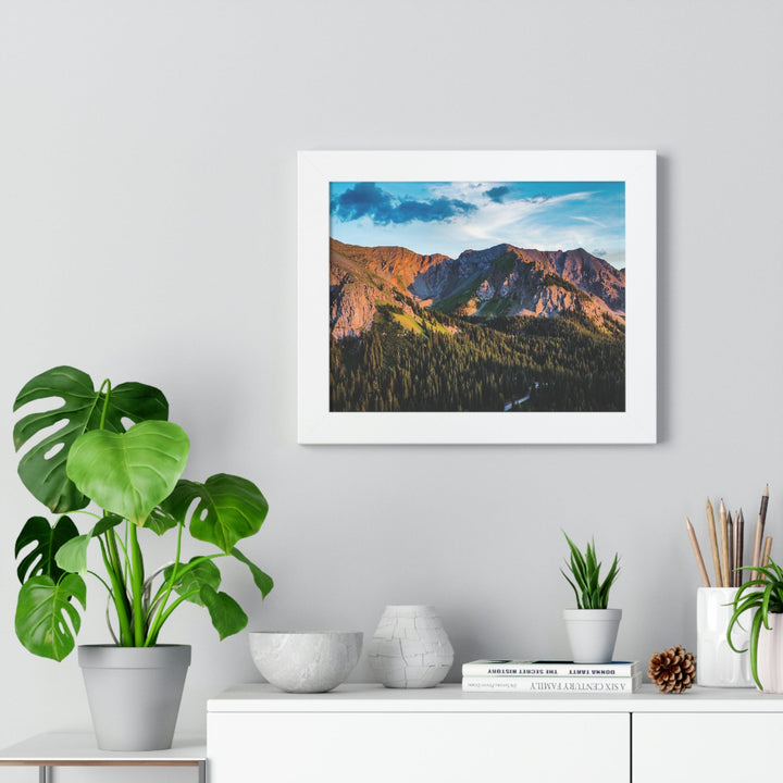 Fading Mountain Light - Framed Print - Visiting This World