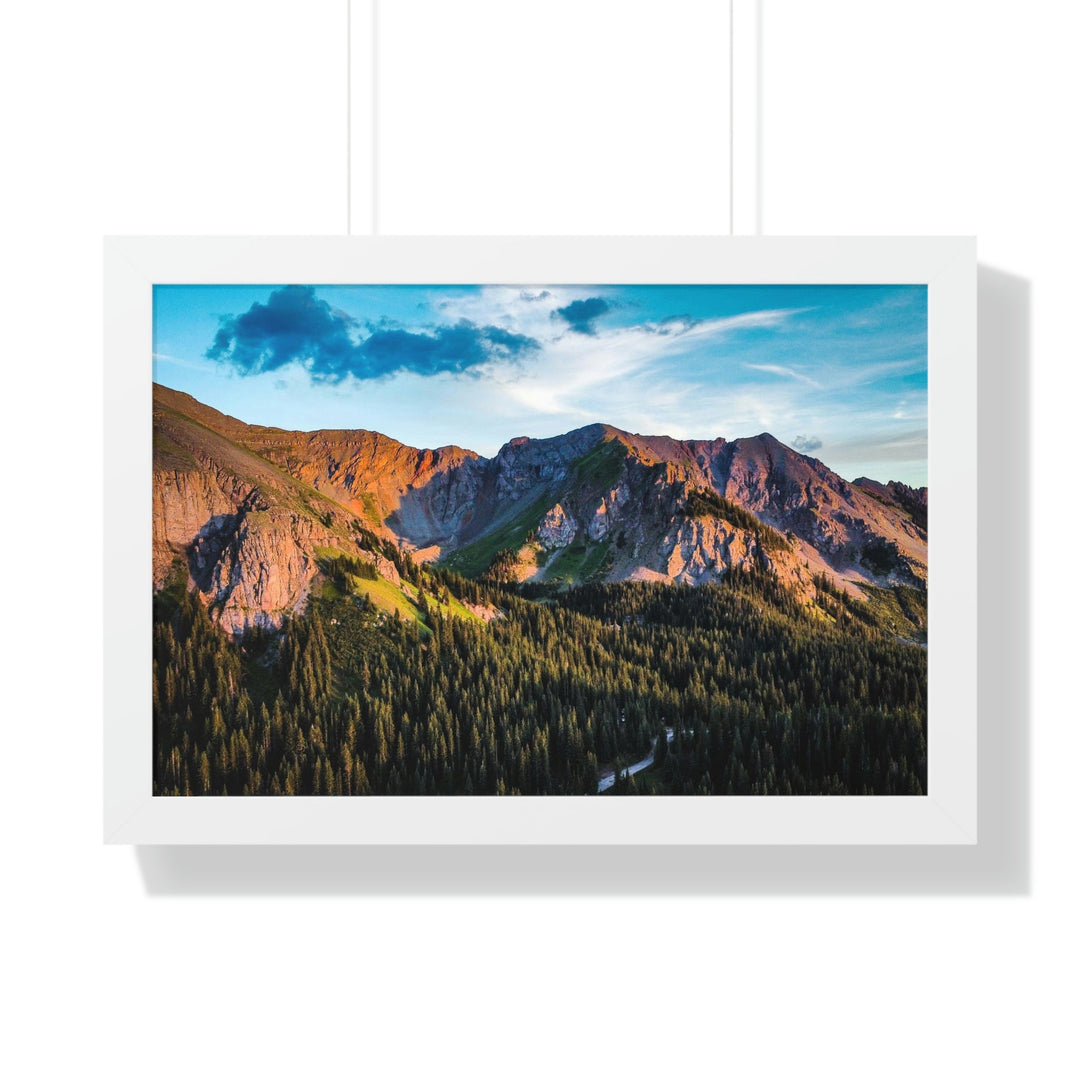 Fading Mountain Light - Framed Print - Visiting This World