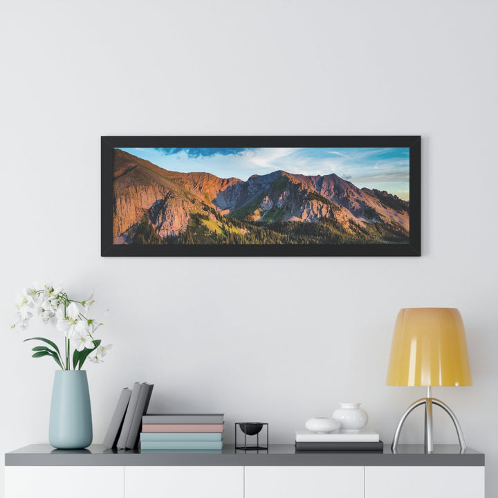 Fading Mountain Light - Framed Print - Visiting This World