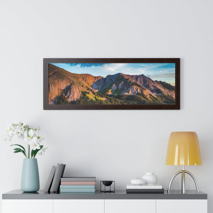 Fading Mountain Light - Framed Print - Visiting This World