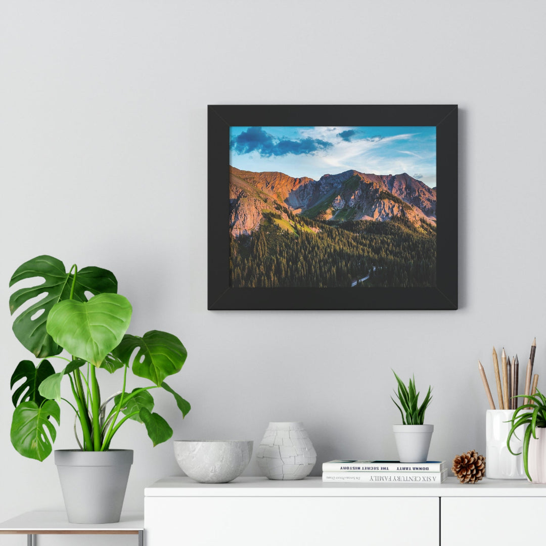 Fading Mountain Light - Framed Print - Visiting This World