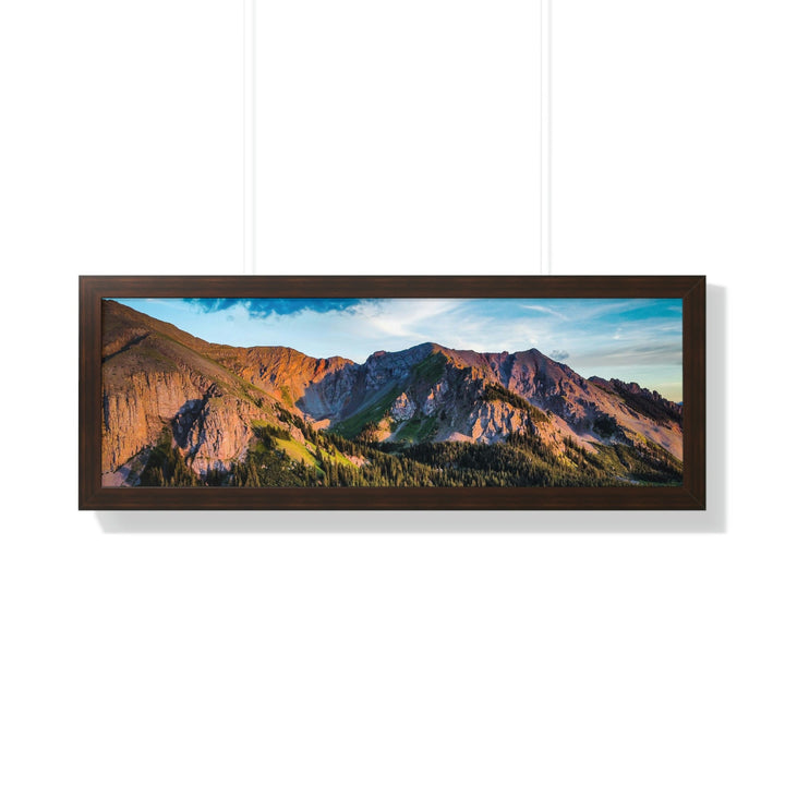 Fading Mountain Light - Framed Print - Visiting This World