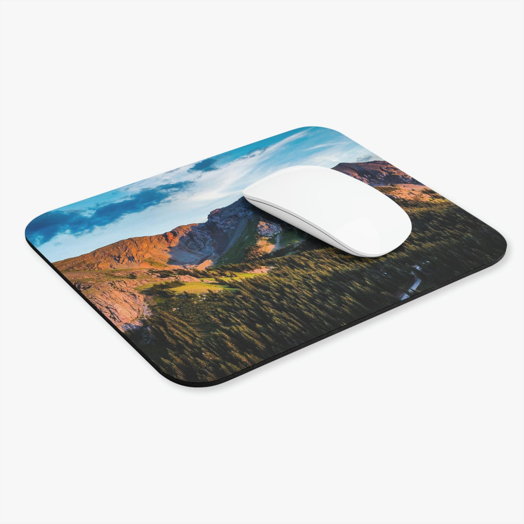 Fading Mountain Light - Mouse Pad (Rectangle) - Visiting This World