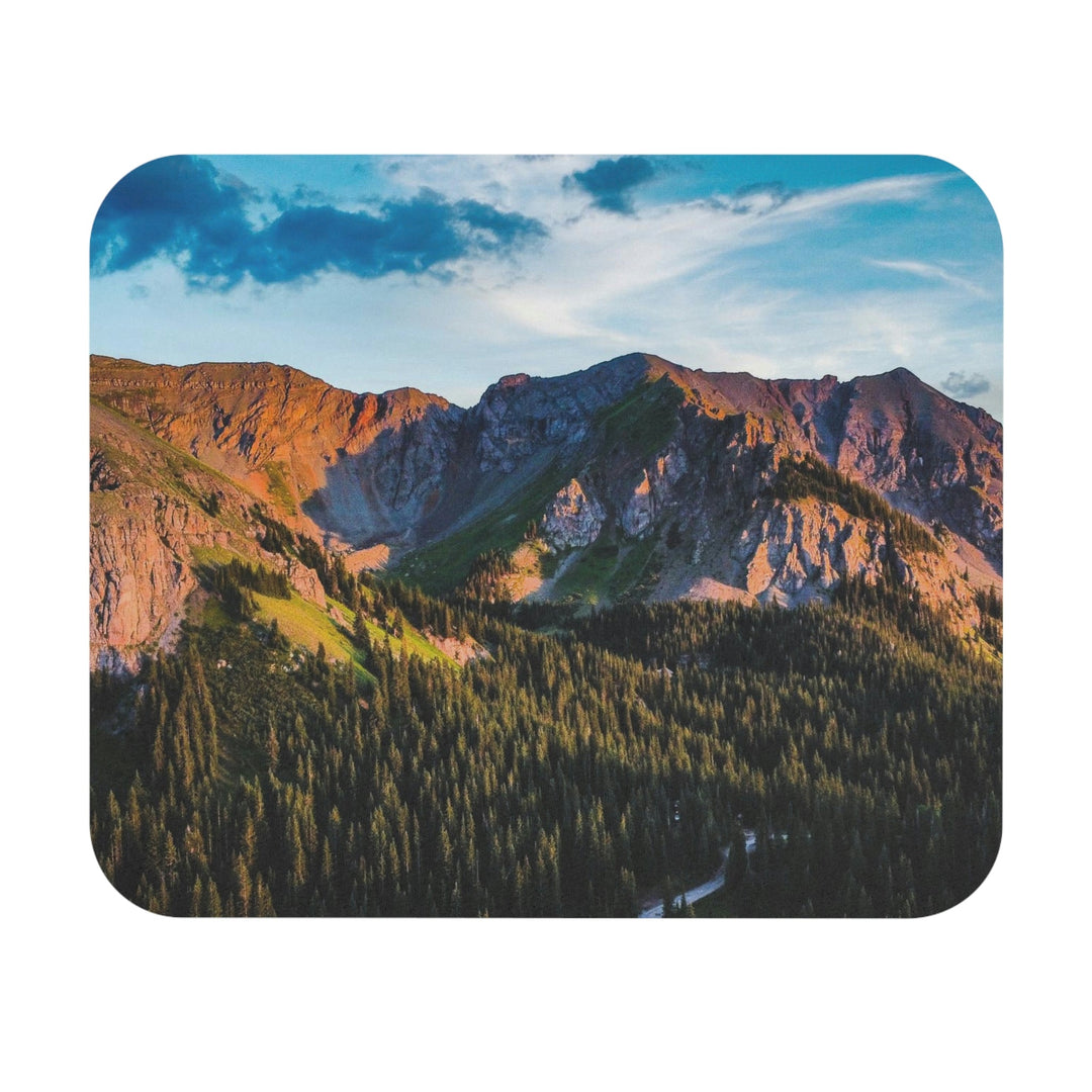 Fading Mountain Light - Mouse Pad (Rectangle) - Visiting This World