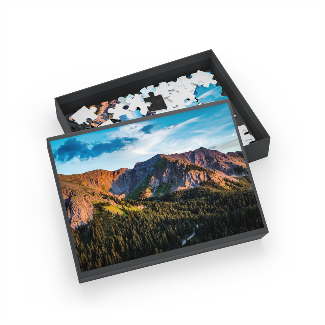 Fading Mountain Light - Nature Puzzle (96, 252, 500, 1000-Piece) - Visiting This World