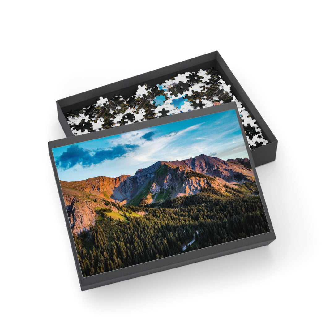 Fading Mountain Light - Nature Puzzle (96, 252, 500, 1000-Piece) - Visiting This World