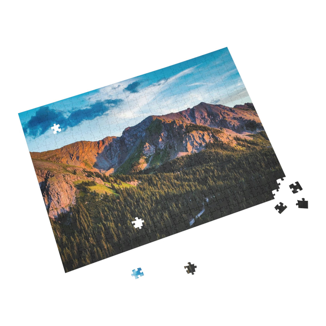 Fading Mountain Light - Nature Puzzle (96, 252, 500, 1000-Piece) - Visiting This World