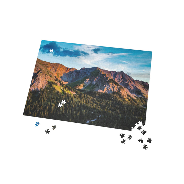 Fading Mountain Light - Nature Puzzle (96, 252, 500, 1000-Piece) - Visiting This World