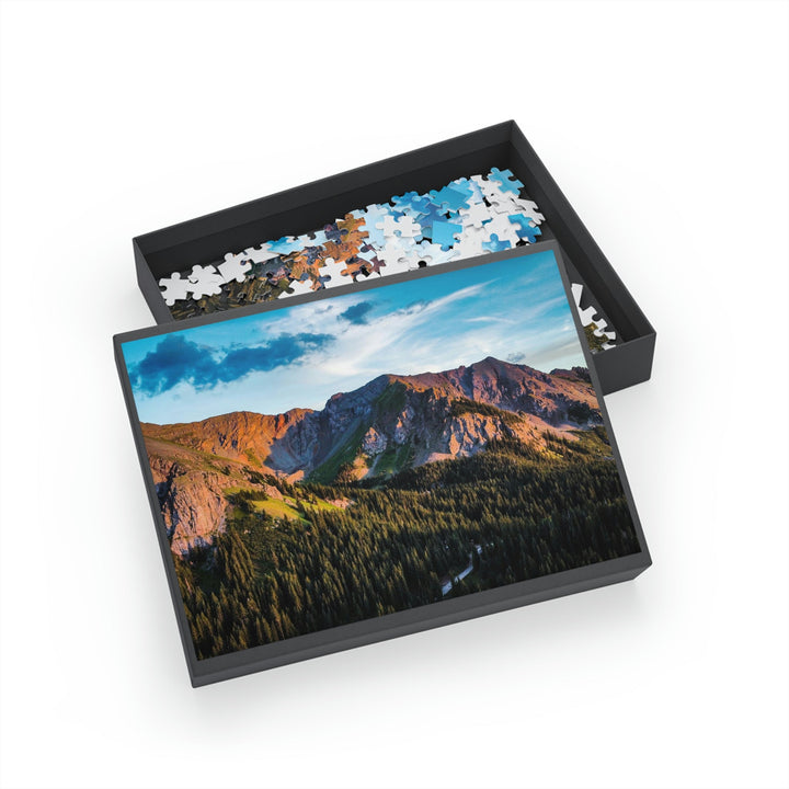 Fading Mountain Light - Nature Puzzle (96, 252, 500, 1000-Piece) - Visiting This World