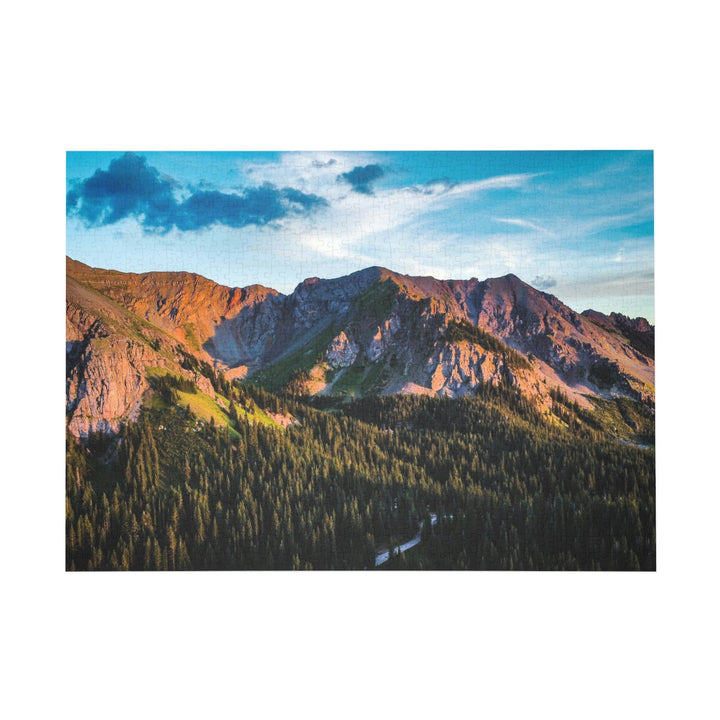 Fading Mountain Light - Nature Puzzle (96, 252, 500, 1000-Piece) - Visiting This World