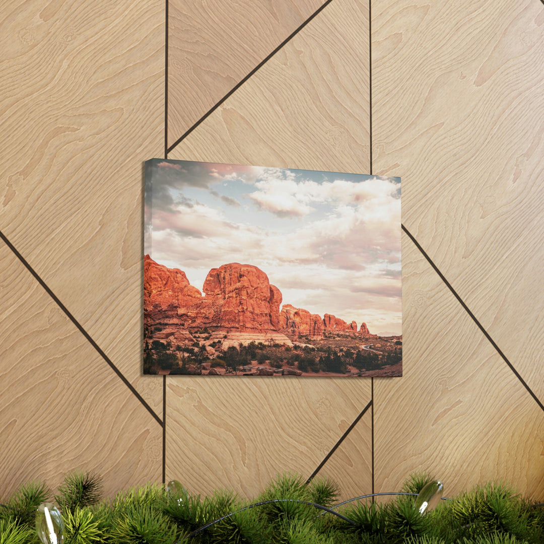 A Desert Sunset - Canvas