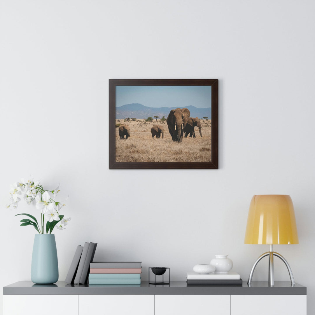 Family March - Framed Print - Visiting This World